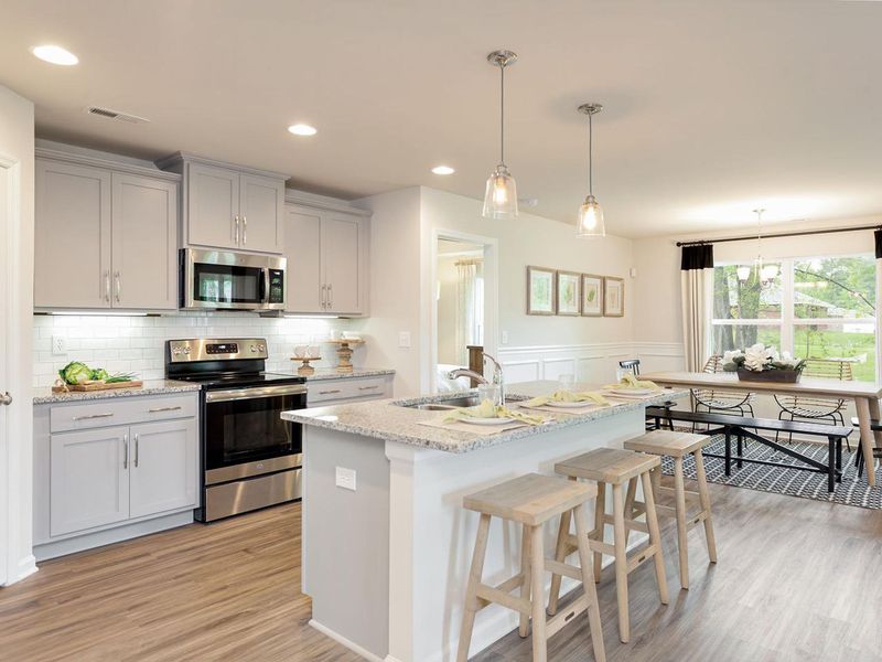 Representative furnished interior of a home built from the The Franklin D by Davidson Homes LLC in Bailey Park, Fayetteville (Image 9).