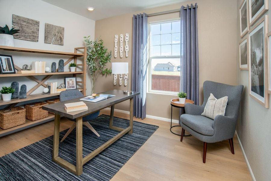 Representative furnished interior of a home built from the 1942 by KB Home in Brighton Crossings, Brighton (Image 7).
