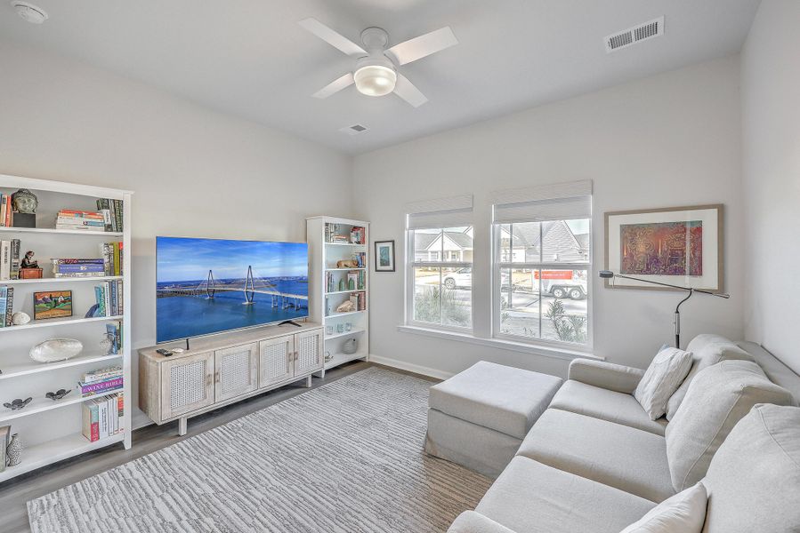 Furnished interior view inside a new home in Horizons at Summers Corner | 55+: The Legends, Summerville (Image 27).