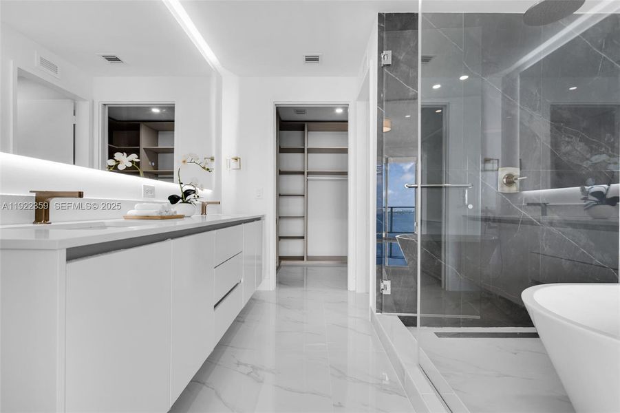 Furnished interior view inside a new home in , Miami (Image 13). Furnished interior view inside a new home in , Miami (Image 13).