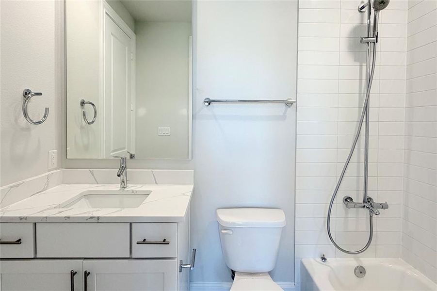 Progress photo of actual unit.