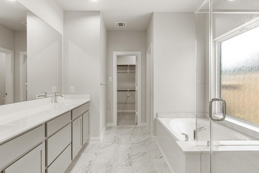 Furnished interior view inside a new home in Morton Creek Ranch, Katy (Image 9).