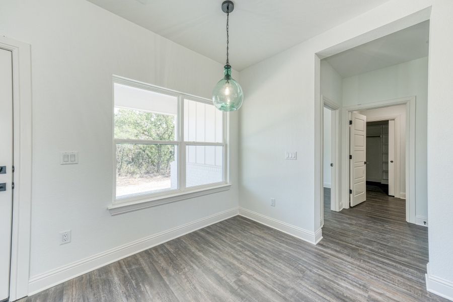Representative unfurnished interior of a home built from the Lucas by Zeal Home Builders in Echo Grove, Poolville (Image 121).