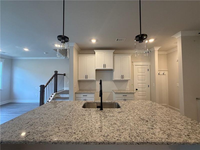 Furnished interior view inside a new home in The Towns at Auburn Station East, Auburn (Image 7).