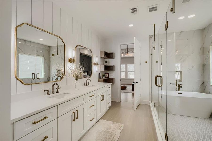 Furnished interior view inside a new home in , Grayson (Image 14).