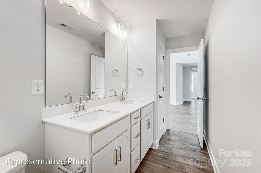 Furnished interior view inside a new home in Ashton Park, Monroe (Image 6).
