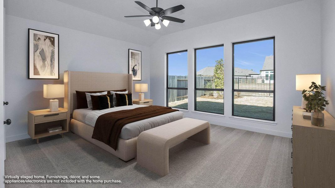 Furnished interior view inside a new home in Artavia, Conroe (Image 6).