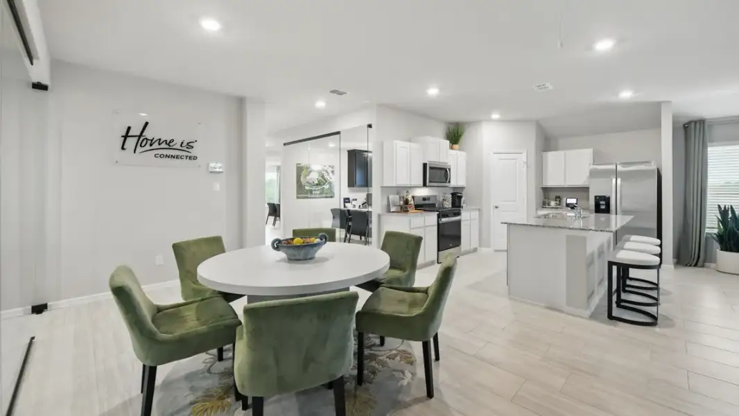 Furnished interior view inside a new home in Valley Brook, Fort Worth (Image 12).