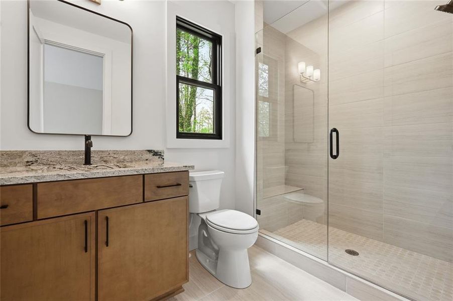 Furnished interior view inside a new home in , Alpharetta (Image 8).