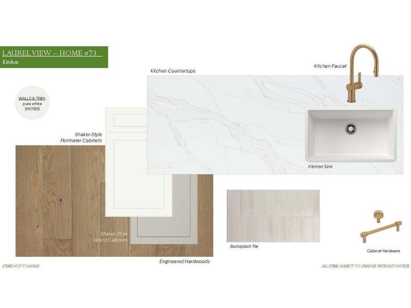 Sample of building materials used in homes in Laurel View, Suwanee (Image 36).