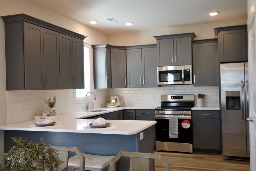 Furnished interior view inside a new home in Parkwood Estates, Leland (Image 5).