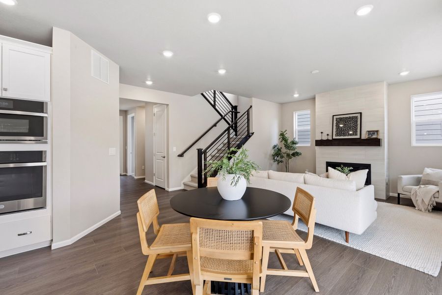 Furnished interior view inside a new home in The Manors Collection at Golden Overlook, Golden (Image 7).