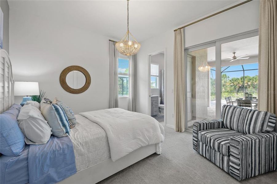 Furnished interior view inside a new home in Calusa Country Club, Lakewood Ranch (Image 16).