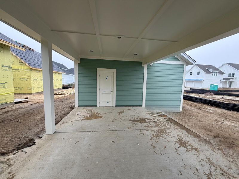 Exterior details and patio area of a home in , Summerville (Image 3).