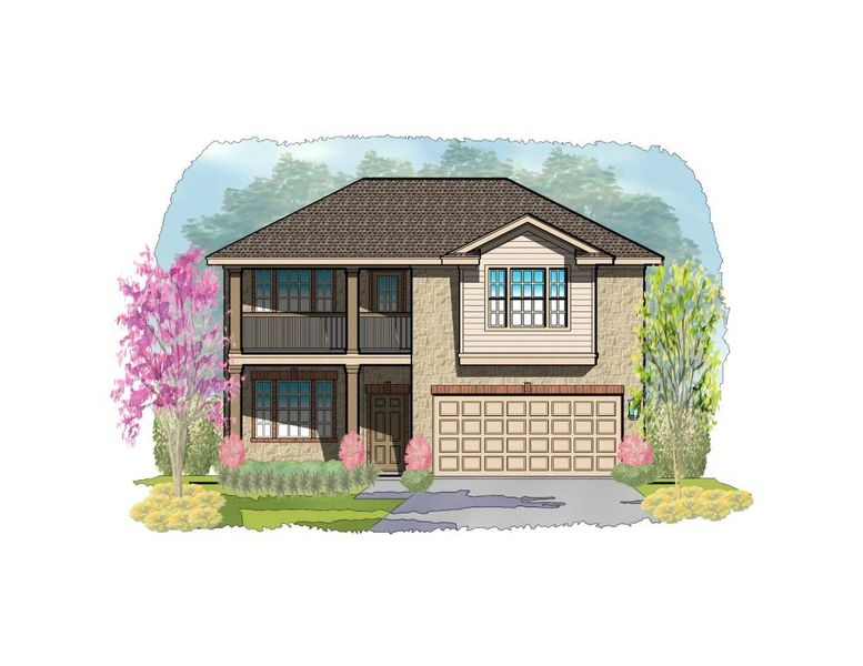 Representative exterior photo of a completed home built from the Townsquare by Steve Klein Custom Builder in TerraVista, Victoria, TX (Image 8). Representative exterior photo of a completed home built from the Townsquare by Steve Klein Custom Builder in TerraVista, Victoria, TX (Image 8).