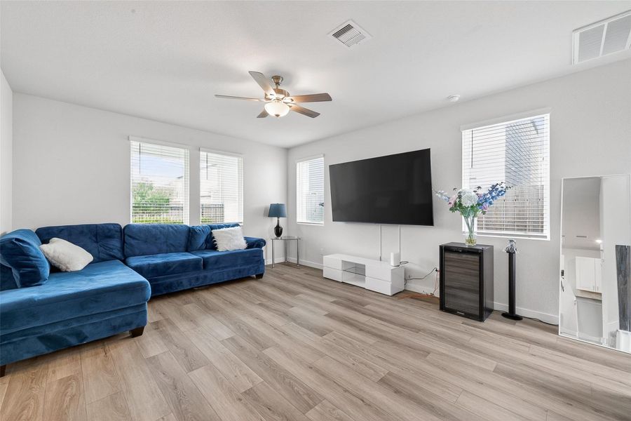 Furnished interior view inside a new home in McClendon Park Village, Houston (Image 13).