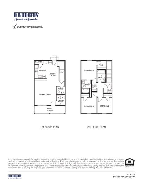 2D floor plan layout of this home in Cartwright Mays, Crandall, TX (Image 2). 2D floor plan layout of this home in Cartwright Mays, Crandall, TX (Image 2).