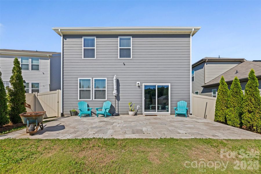 Exterior details and patio area of a home in , York (Image 25).