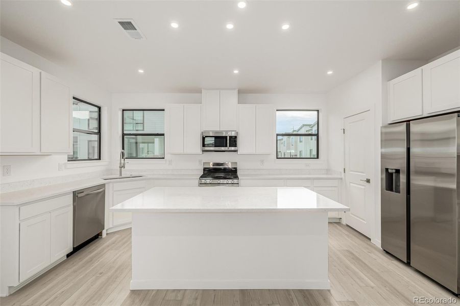 Furnished interior view inside a new home in , Denver (Image 11).