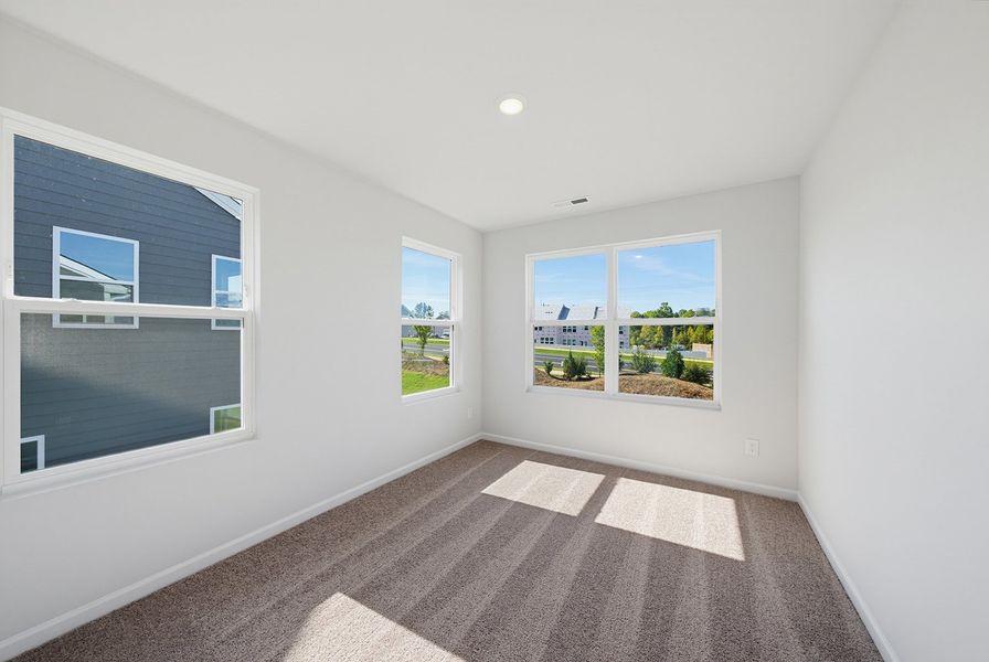 Spacious, unfurnished interior of a new home in Sweetbrier, Durham (Image 26).