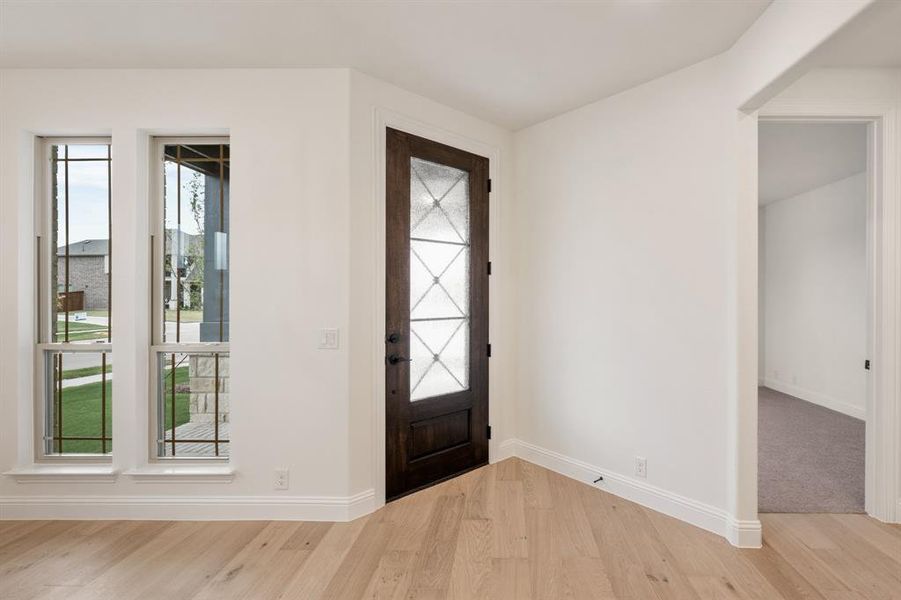 Spacious, unfurnished interior of a new home in Windsong Ranch Classic 61, Prosper (Image 27). Spacious, unfurnished interior of a new home in Windsong Ranch Classic 61, Prosper (Image 27).