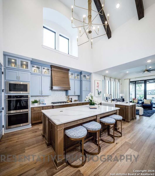 Furnished interior view inside a new home in Esperanza, Boerne (Image 13). Furnished interior view inside a new home in Esperanza, Boerne (Image 13).