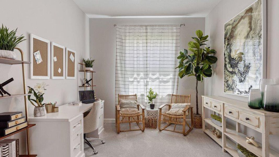 Furnished interior view inside a new home in Veranda Preserve: The Isles East, Port St. Lucie (Image 4). Furnished interior view inside a new home in Veranda Preserve: The Isles East, Port St. Lucie (Image 4).