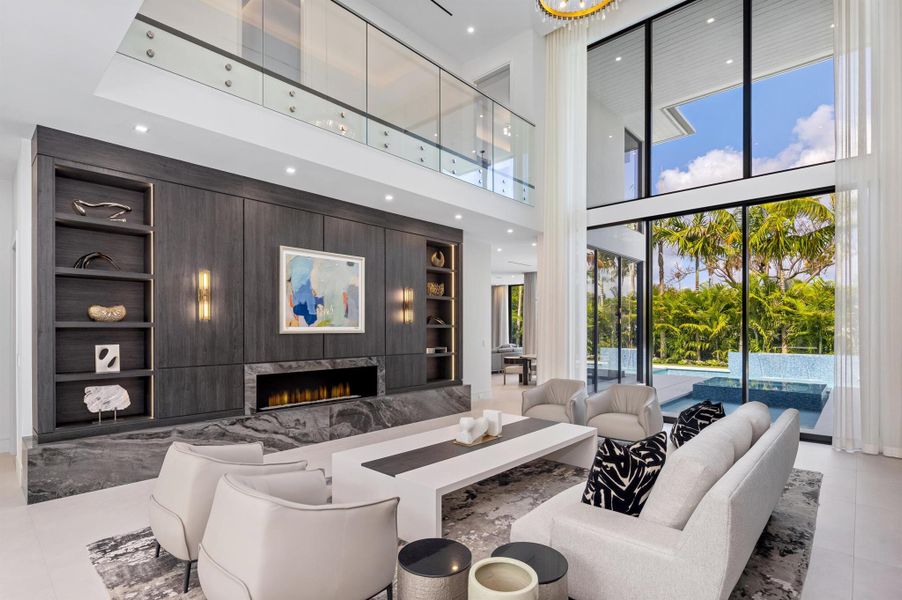 Furnished interior view inside a new home in , Boca Raton (Image 57).