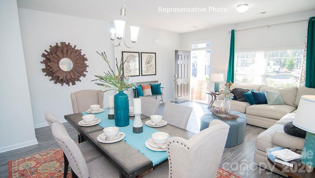 Furnished interior view inside a new home in Wallace Springs, Statesville (Image 36).