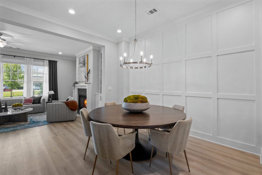 Representative furnished interior of a home built from the The Kensington by JW Collection in Devin's Shire, Kennesaw (Image 27).