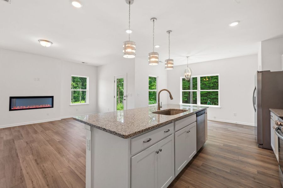 Furnished interior view inside a new home in Jackson Hills, Clarksville (Image 6).
