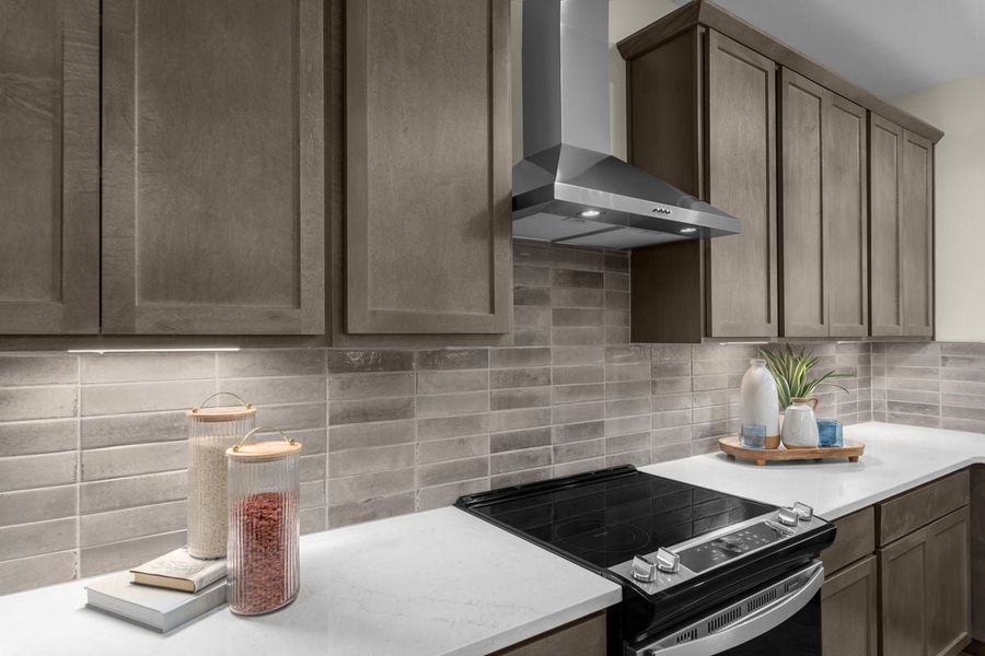 Kitchen tile backsplash