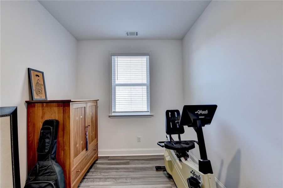 Furnished interior view inside a new home in Bailey Fence, Dacula (Image 42).