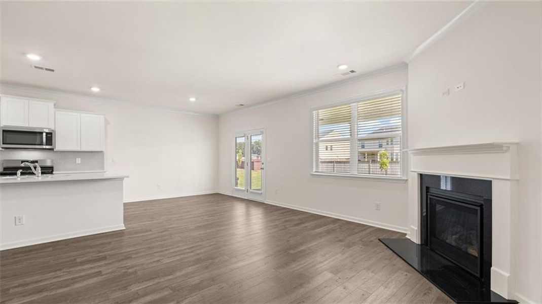 Spacious, unfurnished interior of a new home in The Preserve at Agricultural Village, Perry (Image 25).