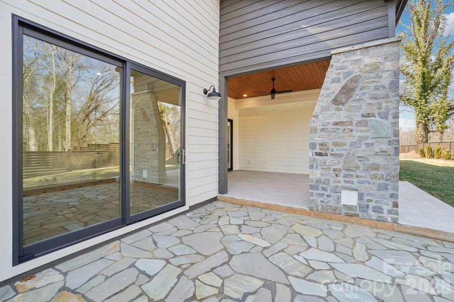 Exterior details and patio area of a home in , Brevard (Image 30).