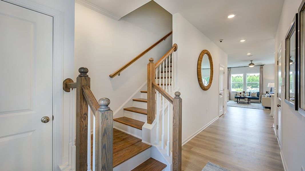 Furnished interior view inside a new home in Buffalo Townes, Garner (Image 10).