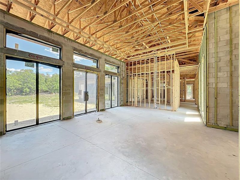 In-progress construction of a new home in , Oviedo, FL (Image 37).
