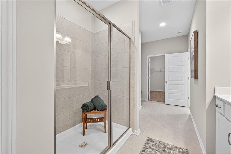 Furnished interior view inside a new home in Townes At The Stiles, Cartersville (Image 8).