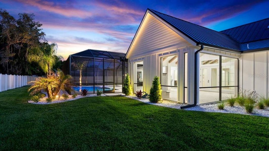 Exterior details and patio area of a home in , Port Orange (Image 47).