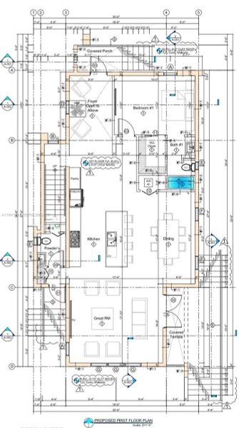 2D floor plan layout of this home in , Miami, FL (Image 5).