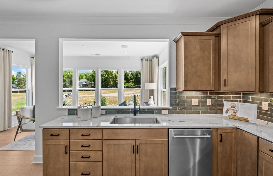 Kitchen Open to Optional Sunroom