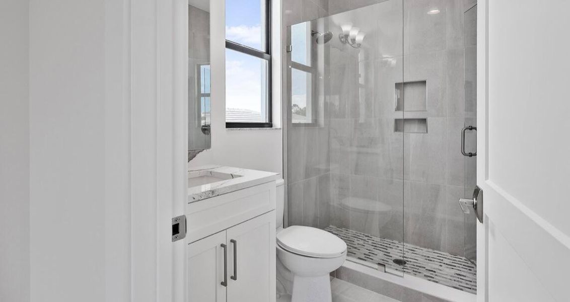 Furnished interior view inside a new home in Artistry Palm Beach, Palm Beach Gardens (Image 5). Furnished interior view inside a new home in Artistry Palm Beach, Palm Beach Gardens (Image 5).