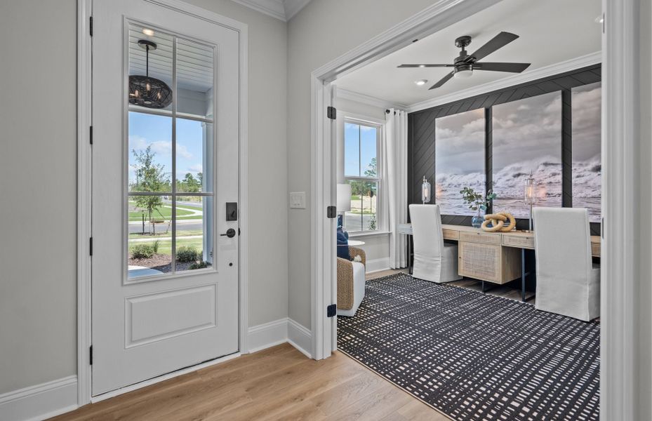 Furnished interior view inside a new home in The Haven at Riverlights, Wilmington (Image 7).