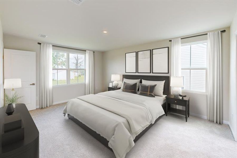 Furnished interior view inside a new home in Sterling Oaks Two-Story Homes, Ash (Image 4).