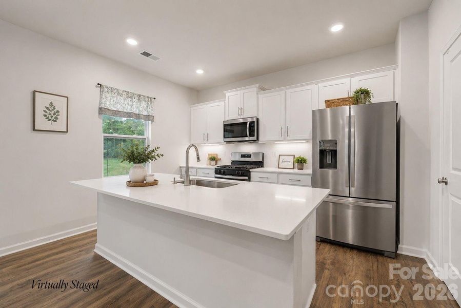Furnished interior view inside a new home in , Waynesville (Image 6).