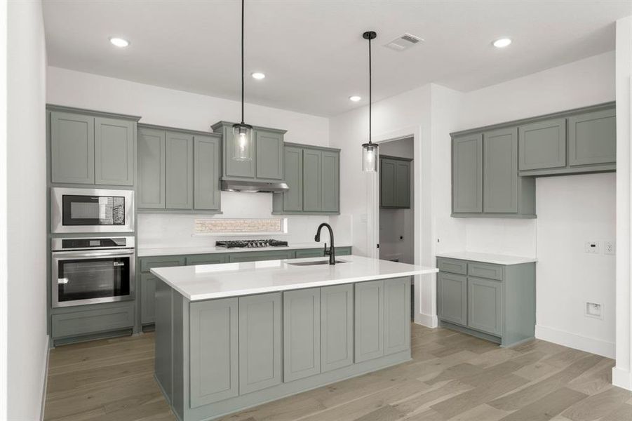 Furnished interior view inside a new home in The Villages of Hurricane Creek, Anna (Image 10).