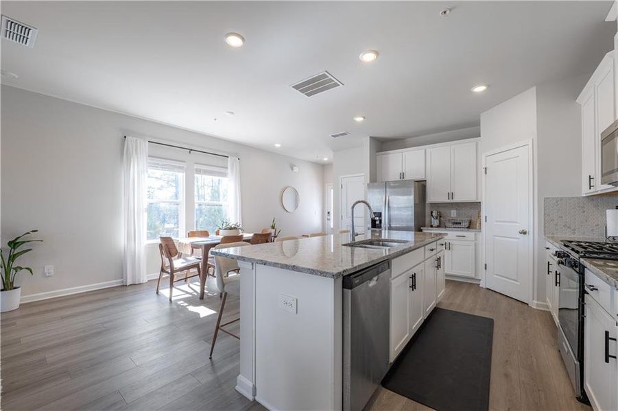 Furnished interior view inside a new home in , Smyrna (Image 16).
