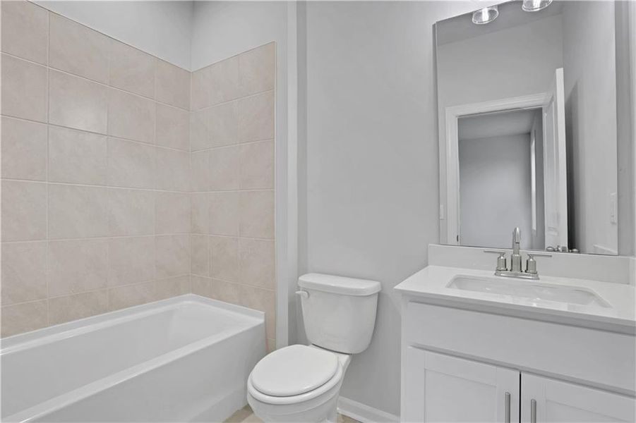 Furnished interior view inside a new home in Acacia, Cumming (Image 33).