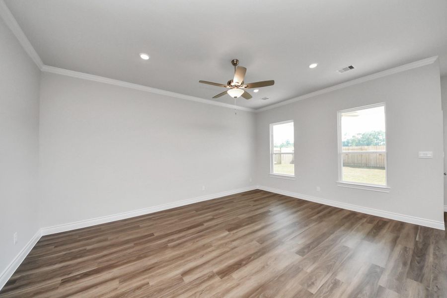 Spacious, unfurnished interior of a new home in Lexington Heights, Willis (Image 29). Spacious, unfurnished interior of a new home in Lexington Heights, Willis (Image 29).