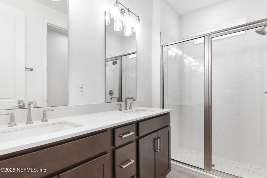 Furnished interior view inside a new home in Elm Creek at Silverleaf, St. Augustine (Image 6). Furnished interior view inside a new home in Elm Creek at Silverleaf, St. Augustine (Image 6).